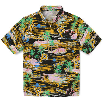 Pittsburgh Pirates Hawaiian Shirt - Hawaii Island | Moonbestprint
