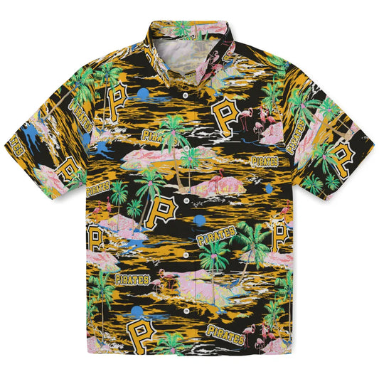 Pittsburgh Pirates Hawaiian Shirt - Hawaii Island | Moonbestprint