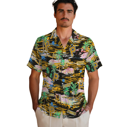 Pittsburgh Pirates Hawaiian Shirt - Hawaii Island | Moonbestprint