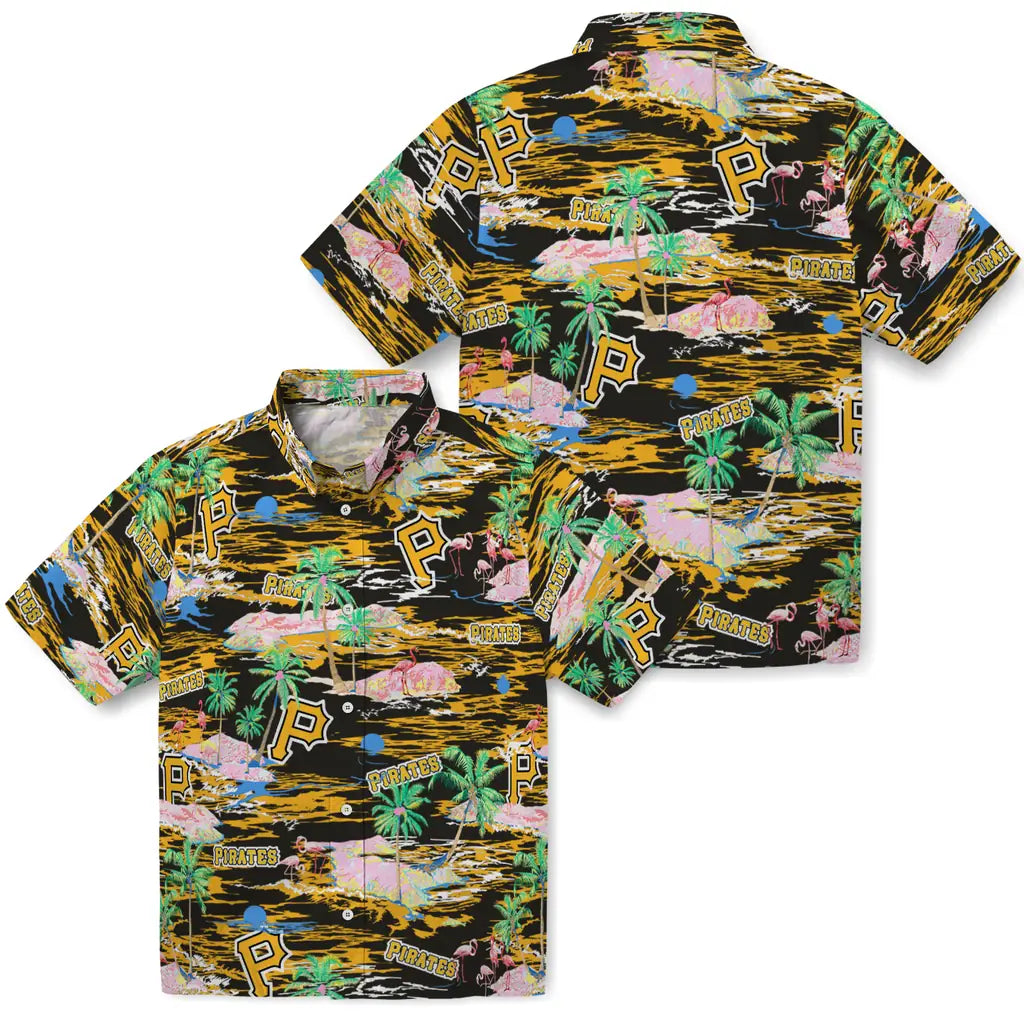 Pittsburgh Pirates Hawaiian Shirt - Hawaii Island | Moonbestprint
