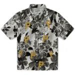 Pittsburgh Pirates Hawaiian Shirt - Hibiscus Arrangement | Moonbestprint