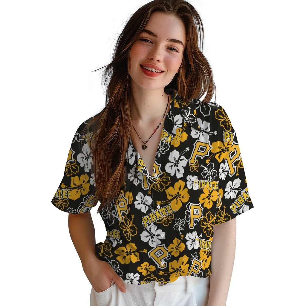 Pittsburgh Pirates Hibiscus Bloom Hawaiian Shirt – Moonbestprint
