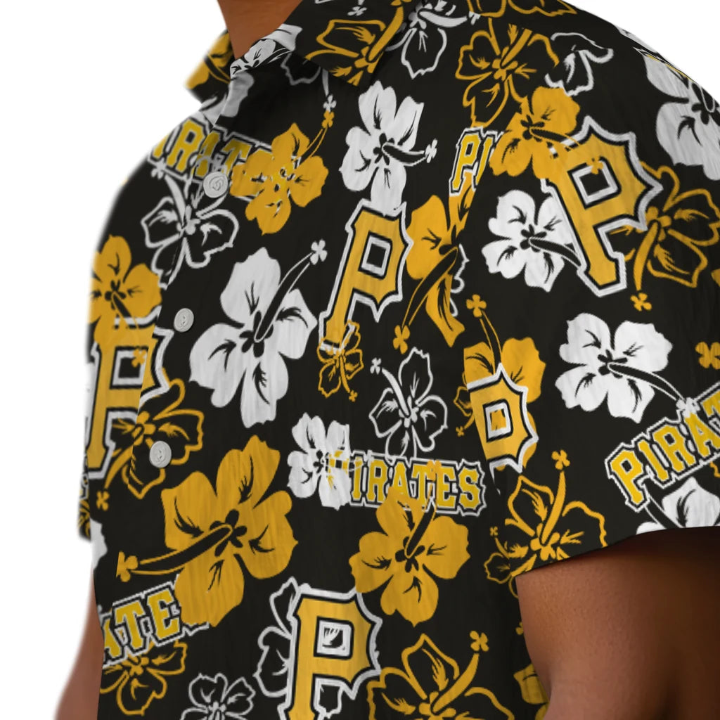 Pittsburgh Pirates Hibiscus Bloom Hawaiian Shirt – Moonbestprint