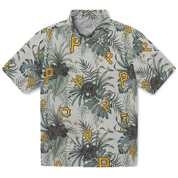 Pittsburgh Pirates Hawaiian Shirt - Hibiscus Designs | Moonbestprint