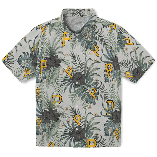 Pittsburgh Pirates Hawaiian Shirt - Hibiscus Designs | Moonbestprint
