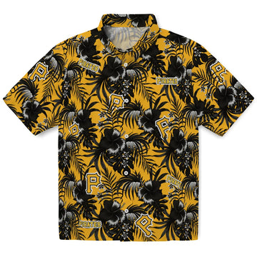 Pittsburgh Pirates Hawaiian Shirt - Hibiscus Exotic | Moonbestprint