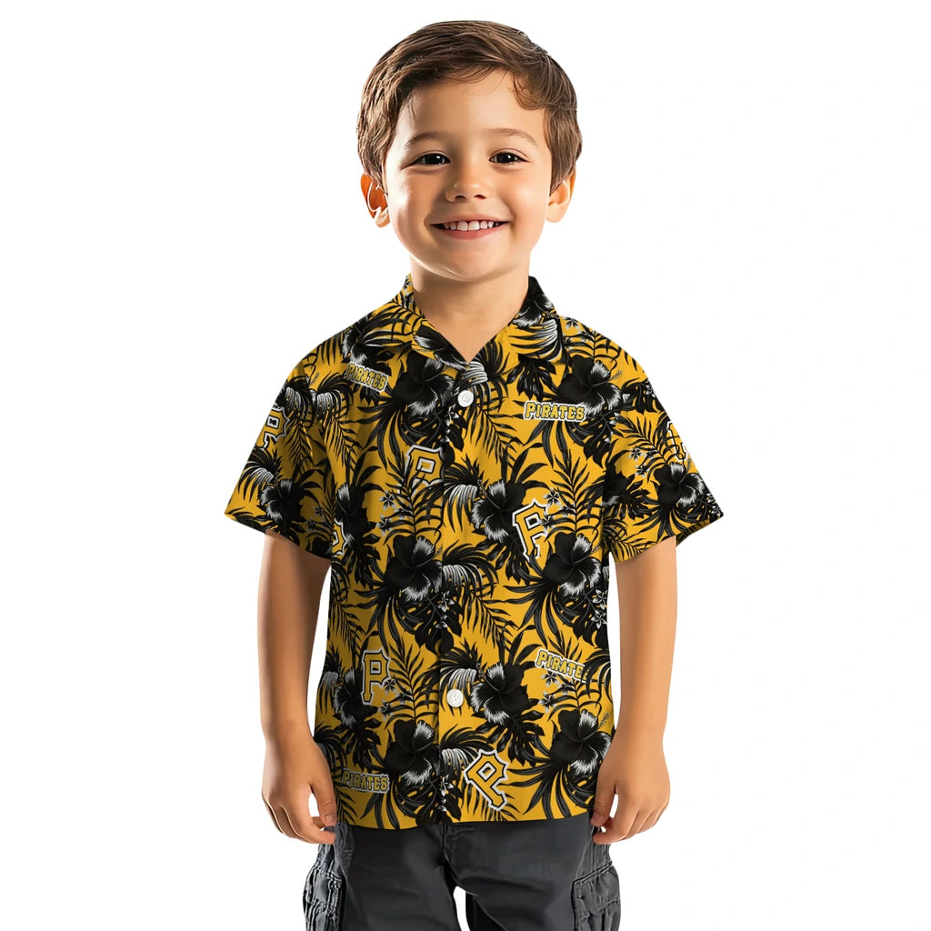 Pittsburgh Pirates Hawaiian Shirt - Hibiscus Exotic | Moonbestprint