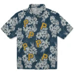 Pittsburgh Pirates Hawaiian Shirt - Hibiscus Flowers | Moonbestprint