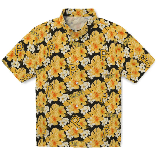 Pittsburgh Pirates Hawaiian Shirt - Hibiscus Tropics | Moonbestprint