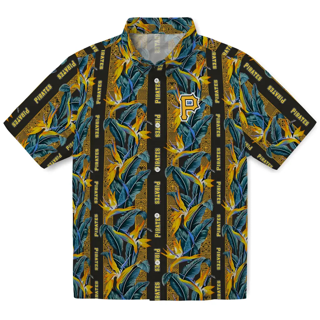 Pittsburgh Pirates Hawaiian Shirt - Paradise Vines | Moonbestprint