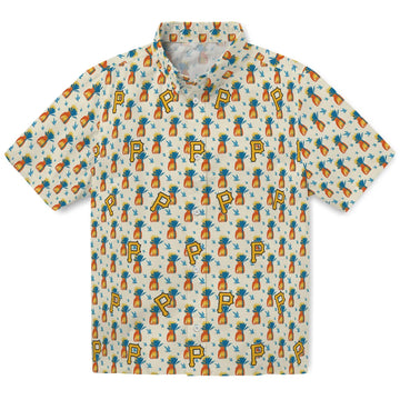 Pittsburgh Pirates Hawaiian Shirt - Pineapple Delight | Moonbestprint