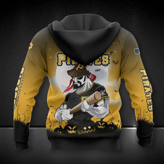 Pittsburgh Pirates Mascot MLB All Over Print Hoodie -Moonbestprint