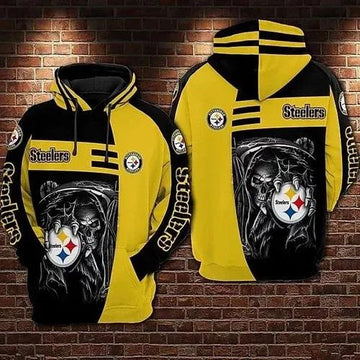 Pittsburgh Steelers DeathNFL 3D All Over Print Hoodie -Moonbestprint