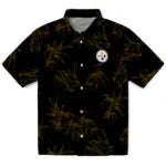 Pittsburgh Steelers Hawaiian Shirt - Bamboo Branches | Moonbestprint