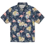 Pittsburgh Steelers Hawaiian Shirt - Flamingo Hibiscus | Moonbestprint