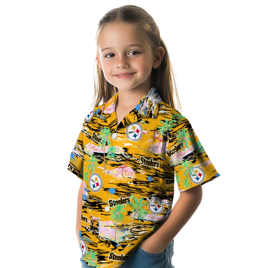 Pittsburgh Steelers Hawaiian Shirt - Hawaii Island | Moonbestprint