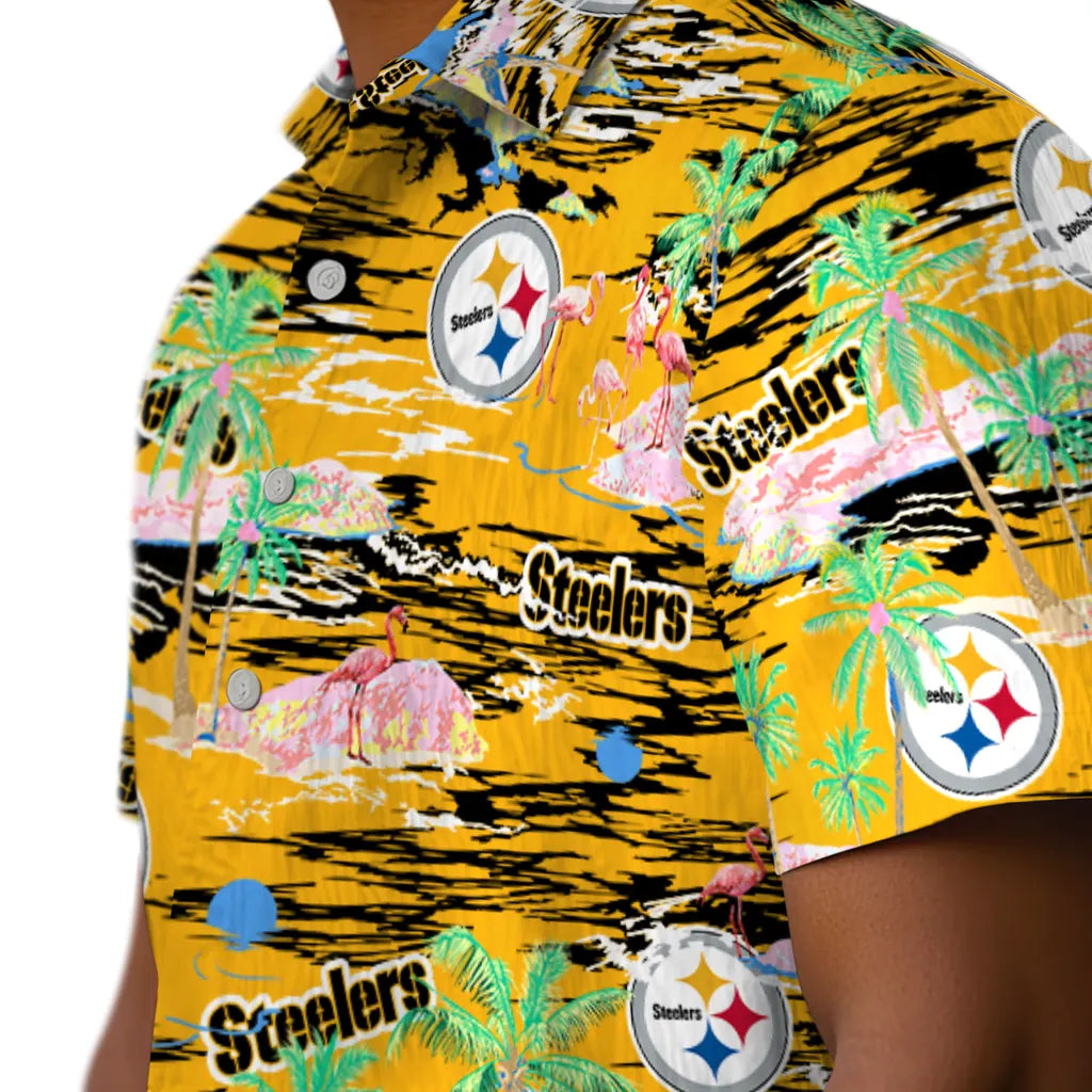 Pittsburgh Steelers Hawaiian Shirt - Hawaii Island | Moonbestprint