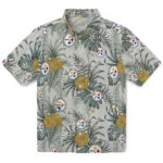 Pittsburgh Steelers Hawaiian Shirt - Hibiscus Designs | Moonbestprint