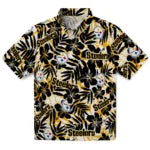 Pittsburgh Steelers Hawaiian Shirt - Hibiscus Overlay | Moonbestprint