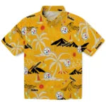 Pittsburgh Steelers Hawaiian Shirt - Palm Tree Island | Moonbestprint