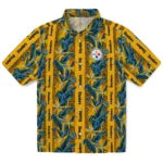 Pittsburgh Steelers Hawaiian Shirt - Paradise Vines | Moonbestprint