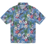 Pittsburgh Steelers Hawaiian Shirt - Pineapple Bouquet | Moonbestprint