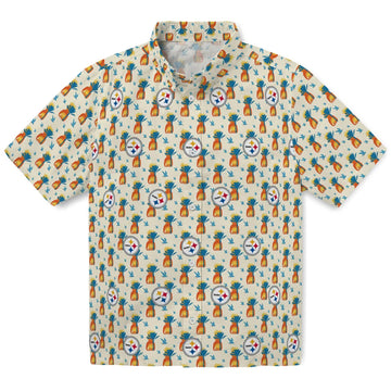 Pittsburgh Steelers Hawaiian Shirt - Pineapple Delight | Moonbestprint