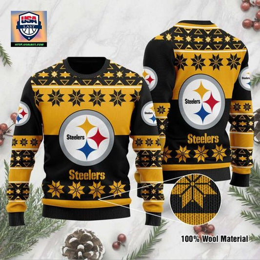 Pittsburgh Steelers Wool Ugly Christmas Sweater ? Usalast