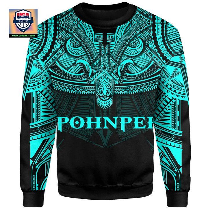 Pohnpei Blue Sweater Polynesian A15 ? Usalast