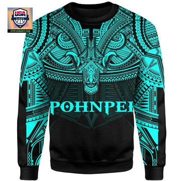 Pohnpei Blue Sweater Polynesian A15 ? Usalast