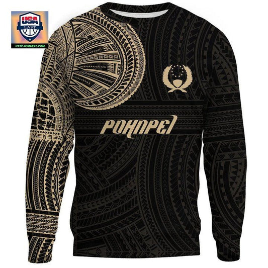 Pohnpei Sweater Polynesian Tattoo Style A31 ? Usalast