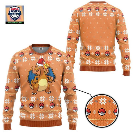 Pokemon Blaze Charizard Christmas Sweater ? Usalast