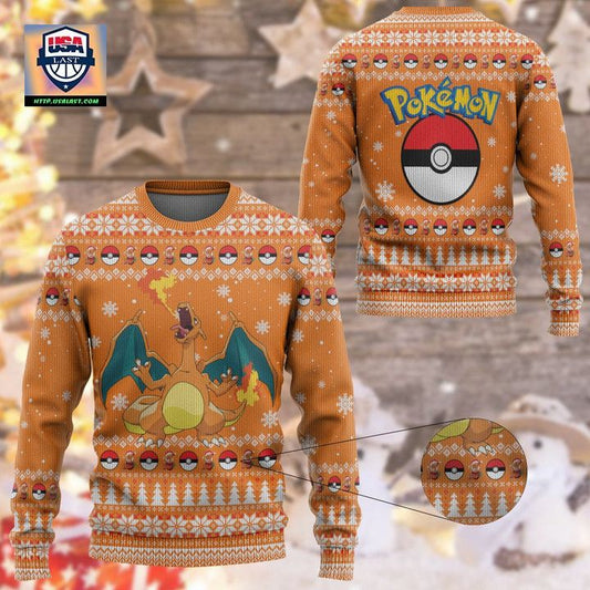 Pokemon Charizard Christmas Ugly Sweater And Sweater ? Usalast