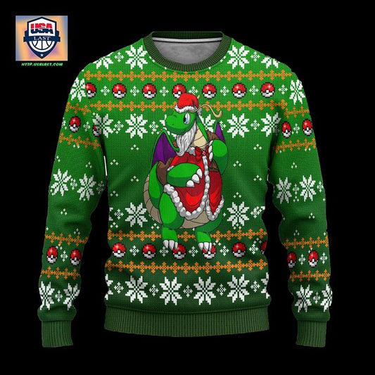 Pokemon Dragonite Ugly Anime Christmas Sweater Xmas Gift ? Usalast
