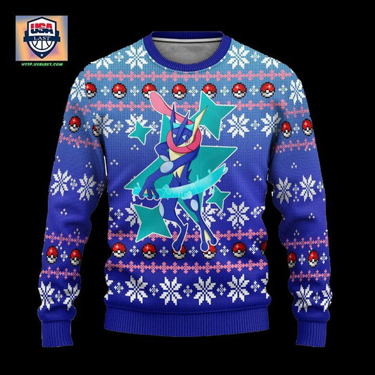 Pokemon Greninja Anime Ugly Christmas Sweater Xmas Gift ? Usalast