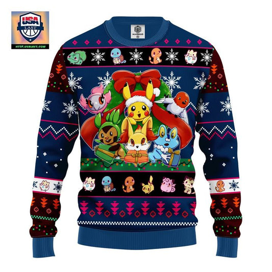 Pokemon New Cute Funny Ugly Christmas Sweater Amazing Gift Idea Thanksgiving Gift ? Usalast