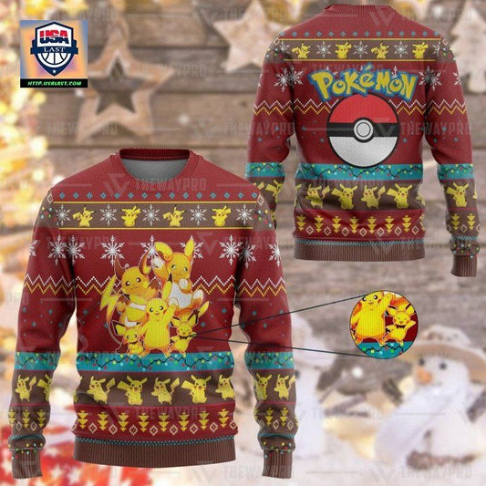 Pokemon Pika Pika Imitation Ugly Sweater And Sweater ? Usalast