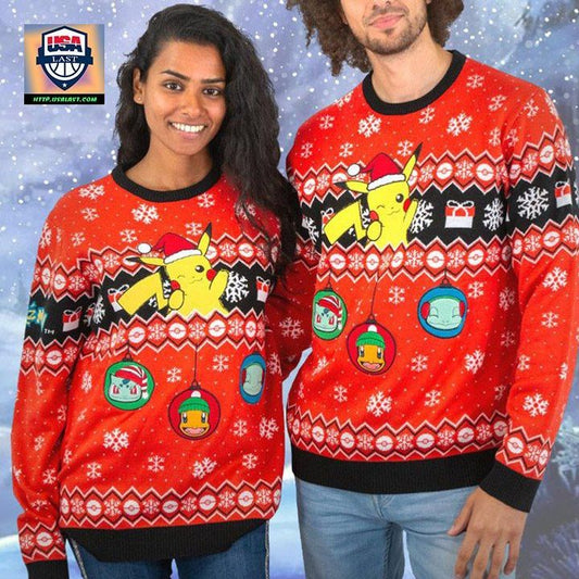 Pokemon Pikachu Christmas Ugly Sweater ? Usalast