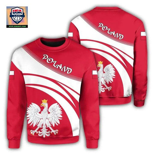 Poland Coat Of Arms Sweater Cricket Style J5W ? Usalast