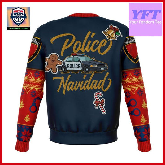 Police Navidad Xmas Police Officer Cops 3d Ugly Christmas Sweater ? Usalast