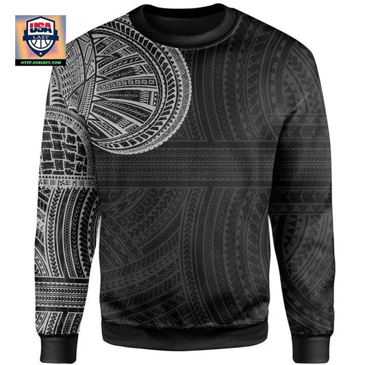 Polynesian Sweater Famous Tattoo Knitted Long-Sleeved Sweater A7 ? Usalast