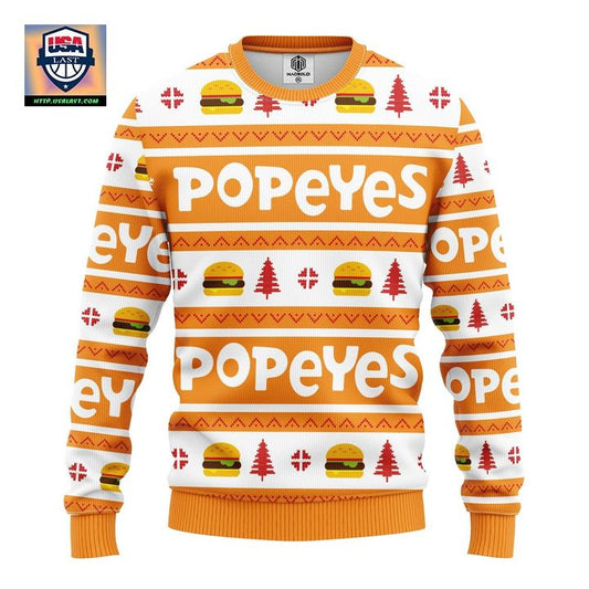 Popeyes Ugly Christmas Sweater Amazing Gift Idea Thanksgiving Gift ? Usalast