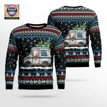 Postal Worker Christmas AOP Sweater ? Usalast
