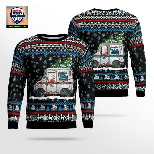 Postal Worker Christmas AOP Sweater ? Usalast