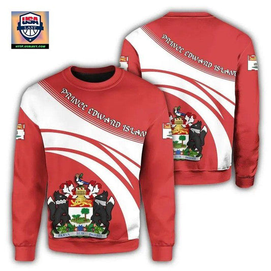 Prince Edward Island Coat Of Arms Sweater Cricket Style J5W ? Usalast