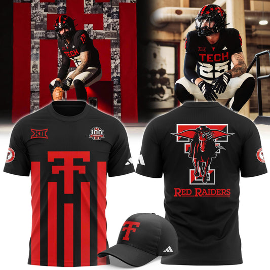 Texas Tech Red Raiders 100th Anniversary Throwback-Inspired T-shirt Moonbestprint