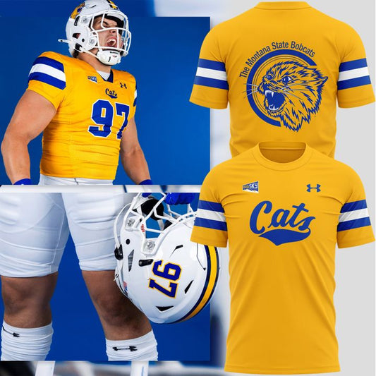 Special 2025 GOLD RUSH Montana State Football Tshirt | UM71 Moonbestprint
