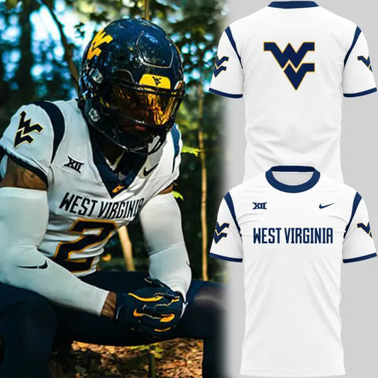 West Virginia Football "White Out" T-Shirt - Limited Edition | YZ72 Moonbestprint