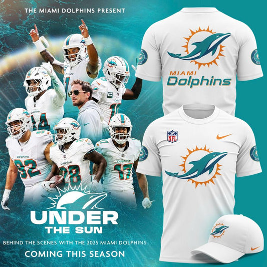 Limited edition Miami Dolphins New 2025-2026 T-Shirt Moonbestprint