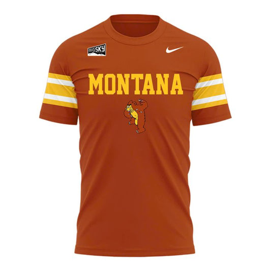 1995 Montana Grizzlies Throwbacks Uniform T-Shirt | PN15 Moonbestprint